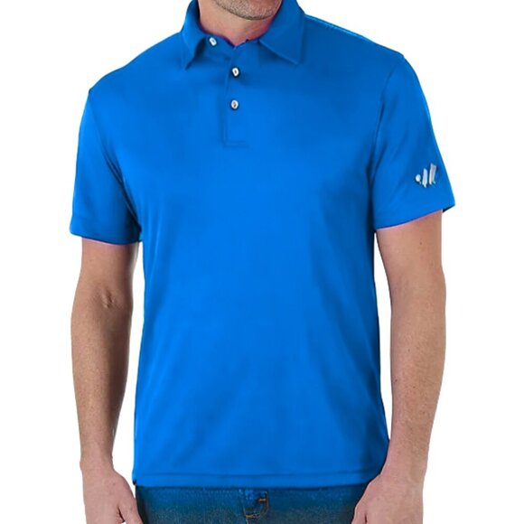 Wrangler Mens Premium Performance Cool Vantage Short Sleeve Polo - Size XXL - Picture 1 of 9